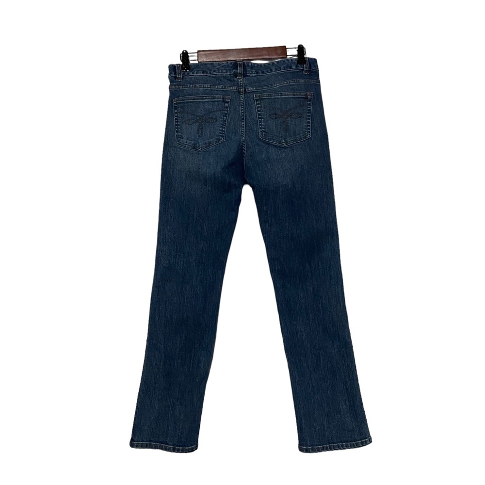 Vintage Chaps Womens Petite Mid Rise Denim Jeans Blue - Picture 9 of 13